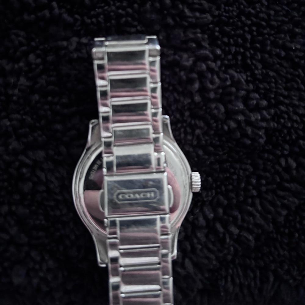 COACH "Maddy" wrist watch, model #14501937, stainless steel case & bracelet EUC - Picture 6 of 8